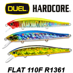 Duel Hardcore Minnow Flat 110F R1361