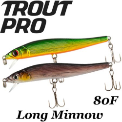 Trout Pro Long Minnow 80F