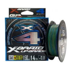 Шнур плетеный YGK X-Braid Upgrade X4 3Color 180m #1.0  18lb