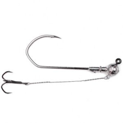Джиг-головка Fishgames "Коготь" 6/0 со стингером 70мм тройник "Барбариан" (Вес 10)