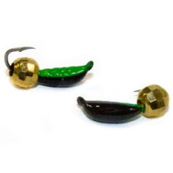 Мормышка Пингвин №1,5 (чз)+ футбол золото(0,3)