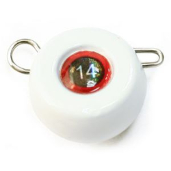 Груз крашеный разборная чебурашка "ТАБЛЕТКА" 26 гр., цвет 05-белый GCR(T)C-26-05 10 шт