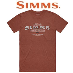 Simms Working Class T-Shirt, Red Clay Heather