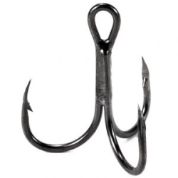 Крючок тройник KOI "Slender Round Treble", размер 16 (INT), цвет BN (5 шт.)