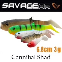 Savage Gear Cannibal Shad 6.8cm 3g