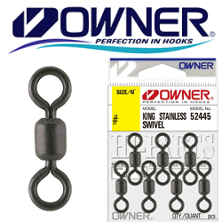 Owner King Stainless Swivel Black