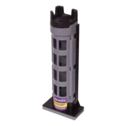 Стакан-держатель удилищ Kosadaka TB-S99-GRY, 4,5*29см для форелевого ящика, серый