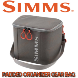 Simms Padded Organizer Gear Bag, 6 L, Gunmetal