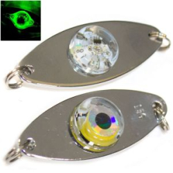 Блесна Columbia LED Spoon - 15 гр. - Зеленый