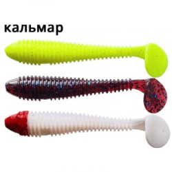 Силиконовая приманка Crazy Fish Vibro Fat 5.8" 74-145-M118-6 кальмар цв. MIX M118