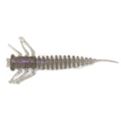 Силиконовая приманка Prizyor River Tiger 1.2" (30mm) цвет 009 Фиолетовая Искра