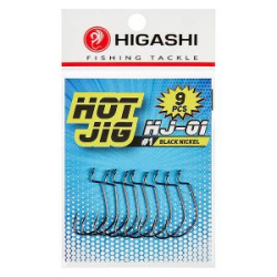 Офсетные крючки Higashi Hot Jig HJ-01 Black nickel #1