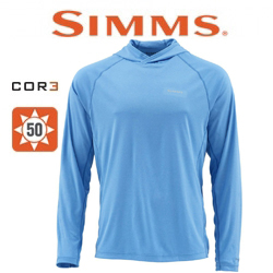 Simms SolarFlex Hoody, Pacific Heather