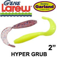 Gene Larew Bobby Garland 2" Hyper Grub