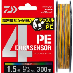 Плетеный шнур Daiwa UVF PE Dura Sensor 4Braid +Si² [10m x 5colors] 300m #2,0 26LB