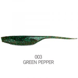 Приманка силиконовая Greedy Shad 5" 12 см цв. 03 Green Pepper (уп.7 штук)