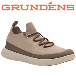 Grundens Sea Knit Boat Shoe, Stone