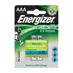 Аккумуляторные батарейки Energizer Extreme NH12/AAA 800 BP2 Pre-Ch (2шт) 1.2V