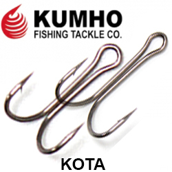 Kota kumho-short double hook Black Nickel