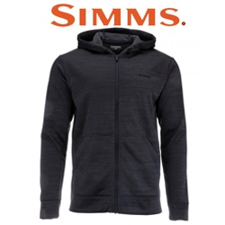 Simms Challenger Hoody - Full Zip '21, Black Heather