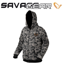 Savage Gear Black Zip Hoodie