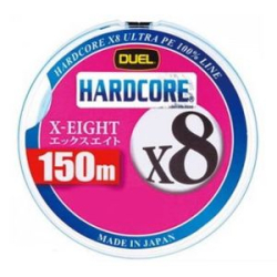 Шнур Duel PE Hardcore X8 Milky Blue 150m 0.6 5.8Kg (0.132mm) H3294-MB