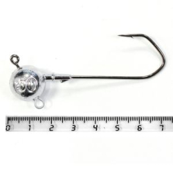 Призёр джиг-головка с ухом для поводка на крючке 6/0 2 шт. 50 гр.