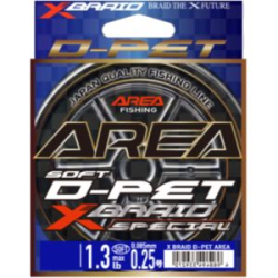 Леска YGK XBraid D-Pet Area Soft [Clear /80cm marking] 91m #0.3 (1.6lb) (4582550716335)