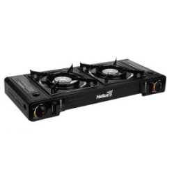 Плита газовая портативная двухконфорочная Helios (HS-BDZ-2X155)