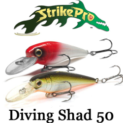 Strike Pro Diving Shad 50 (JL-015F)