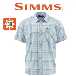 Simms Outpost SS Shirt Mist Plaid