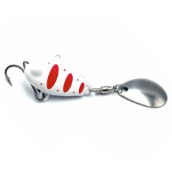 Тейл-спиннер НАШ ТС-1 10г. цв. #01 Белый-Красный