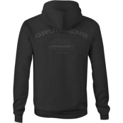 Толстовка Grundens Displacement DWR Hoodie, Black Heather, L