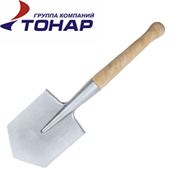 Лопата саперная оцинкованная, с заточкой Тонар (T-LS-01-Z)