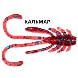 Силиконовая приманка Crazy Fish Allure 1.1" 46-27-73-6 кальмар цв. blue ruby (синий рубин)