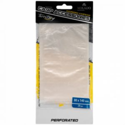 Пакеты ПВА 20шт. (прямоугольные, перфорированные) 80х140мм Mikado (Арт.APV-BP80X140)