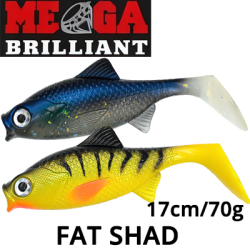 Mega Brilliant Fat Shad 17