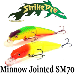 Strike Pro Minnow Jointed SM70 (MG-014F)