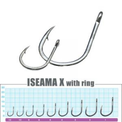 Одинарный крючок Owner 56501 Iseama X w/eye BC №4 5шт