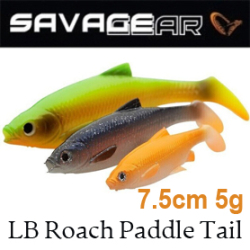 Savage Gear LB Roach Paddle Tail 7,5cm 1шт.