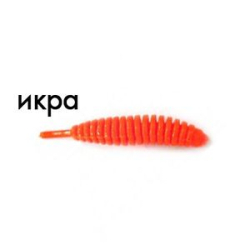 Мягкая приманка Trout Zone Ribber Pupa 1,8" оранжевый икра