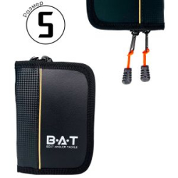 Пенал BAT универсальный с изолоном черный карбон (S) (150*110*40)