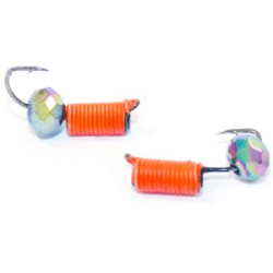 Мормышка Ручейник №2 (бмо)+ диско хамелеон(0,6)