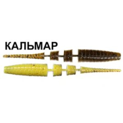 Силиконовая приманка Crazy Fish Polaris 3" 24-68-30d-6 кальмар цв. caddisfly pupa by MF (куколка ручейника)