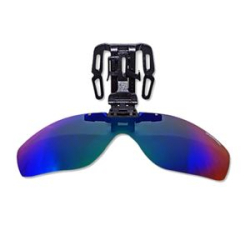 Накладка поляризационная на бейсболку Kosadaka Clip-on-Clap Revo (Cиний) COP-Revo