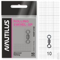 Вертлюг Nautilus Rolling Swivel 0102 size # 1 тест 47кг