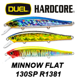 Duel Hardcore Minnow Flat 130SP R1381