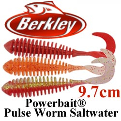 Berkley Powerbait Pulse Worm Saltwater 3.8"