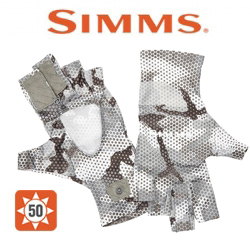 Simms SolarFlex SunGlove, Hex Flo Camo Steel