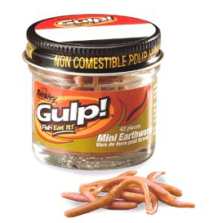 Имитация червя Berkley Gulp! Mini Earthworms, 2.5см, 42шт., Natural (1102713)